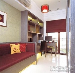 110平米普通户型现代简约家装装修图片设计-乐清齐装网装修效果图